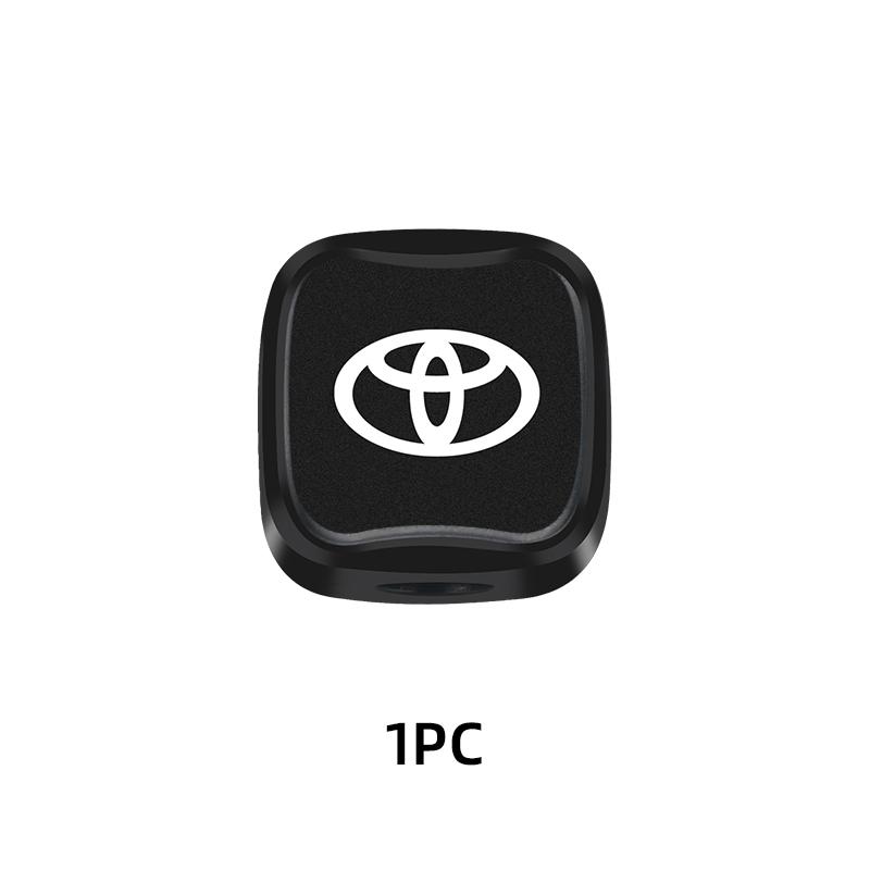 Car Interior Stickers Dashboard Data Cable Clip USB Line Hub Wire Holder For Toyota Corolla Camry Rav4 Yaris Hilux Prius Auris