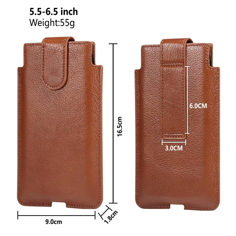 Echte Leder Tasche Für Samsung Galaxy S25Ultra S25edge S24FE A36 A26 A16 iphone 16 15 14 13 Xiaomi Handy Holster Gürteltasche