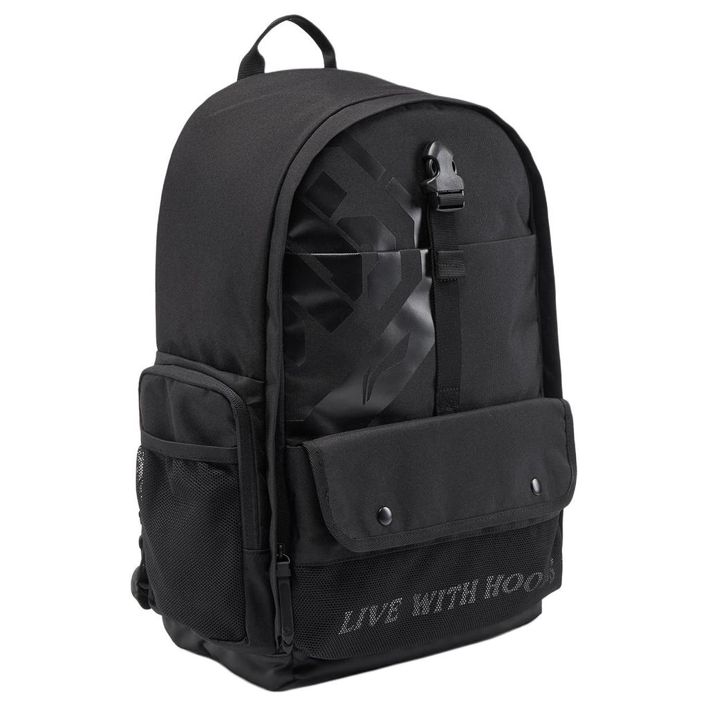New LiNing BadFive Polyester Backpack Regular Unisex Black ABSV209-1