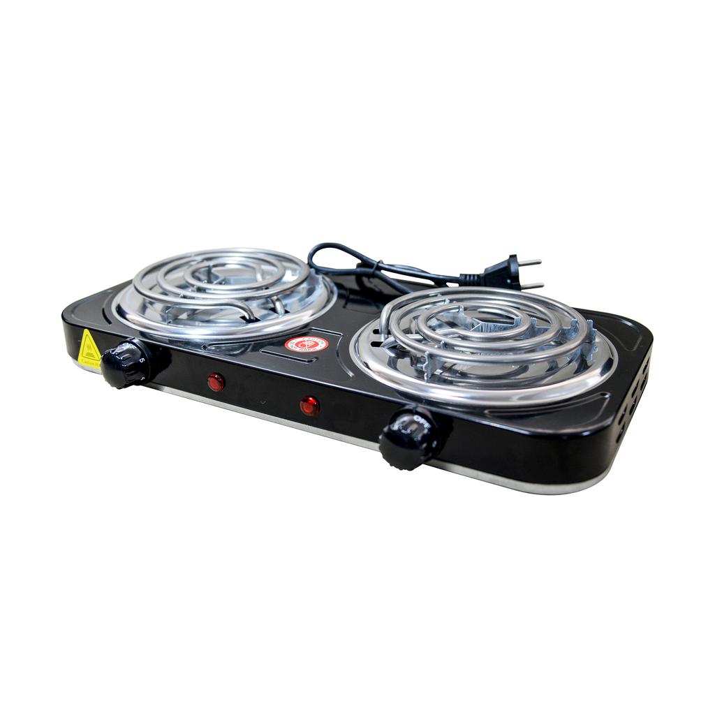 Electric Double Hot Plate Two Burner CooKtop Coil Stove Sizzling Portable Soldering Free Standing 2000w 3000w for Cooking