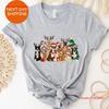Christmas Dogs T Shirt Dog Lover Holiday Cute for Mom Top Merry Vintage Washed Stretched Casual Soft Graphic Stylish Breathable