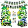 Tractor Balloon & Flag Set for Birthday Party Decorations