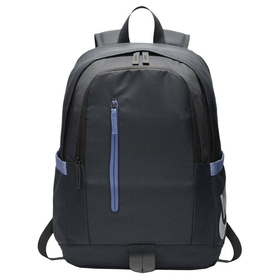 Nike Polyester Backpack Regular Unisex Gray BA6103-068