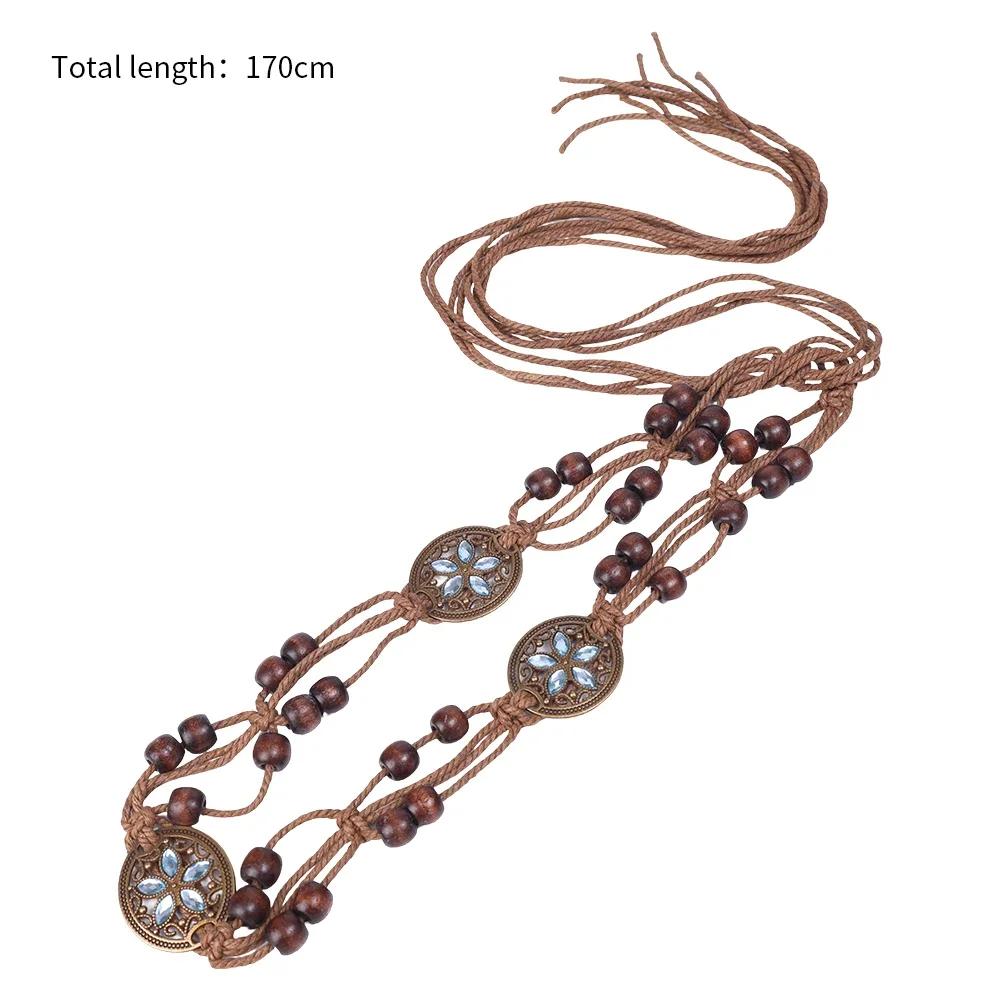 

2026 Butterfly Tassel Waist Chain Y2K Trendy Bohemian Belt Summer Beach Accessories Vintage Flower Jean Skirt White Dress Belts
