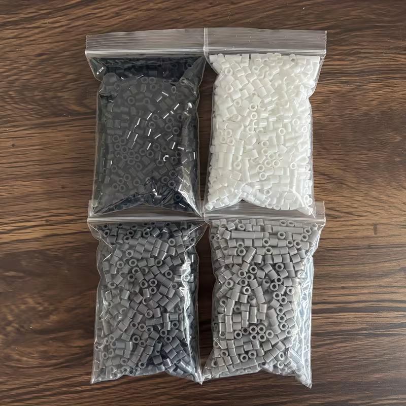 4 bags Fuse Beads Tiny Mini Fuse Beading Melty Beads Art Crafts for Beginners DIY Art Beading Party
