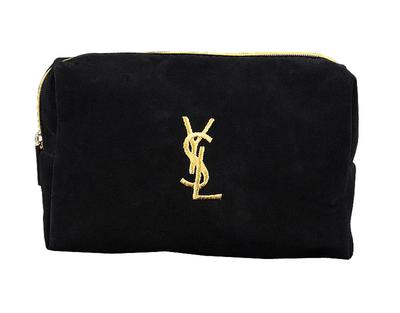 Cosmetic Small Black and Product Number AMI119 Pouch, Item, Yellow,