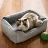 Husdjursbo: Värmande hundkoja/kattbädd för alla säsonger för katter och hundar