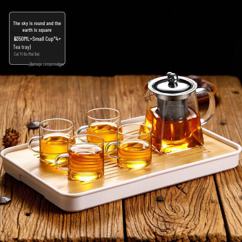 ZISIZ Handmade Glass Teapot