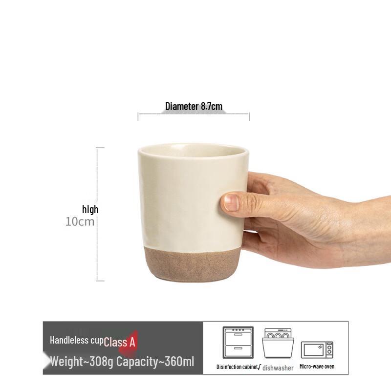 Shangqi Rustic Handleless Glass Tumblers