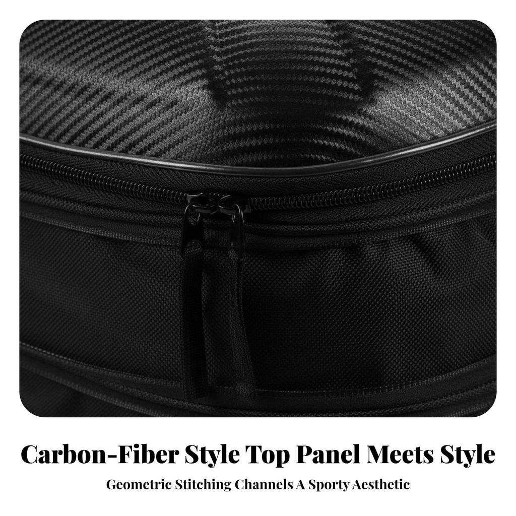 Motorcycle Tail Bag Rigid-Shell Luggage Portable for Road Trips