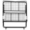 Rollaway Bed Folding Bed with 4 In Foam Mattress for Adults and Guest