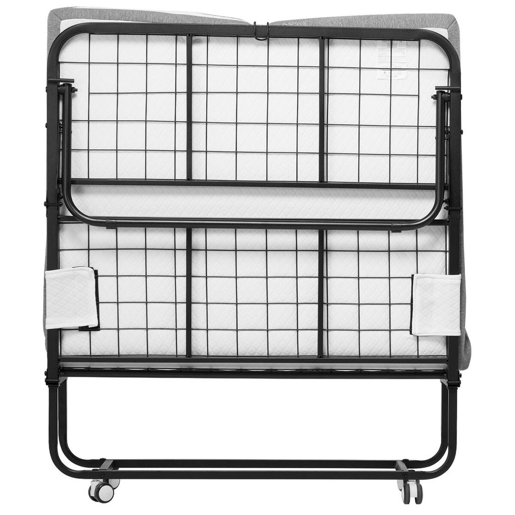 Rollaway Bed Folding Bed with 4 In Foam Mattress for Adults and Guest