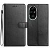 For Honor 200 Pro 5G Leather Phone Case Wallet Stand Cover with Handy Strap