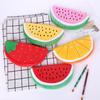Plush Fruit Style Toiletry Organizer Cute Travel Cosmetic Bag Soft Girl's Pencil Makeup Bags for Women Girls