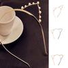 Alloy Cat Ear Headband Pearl Rinestone Hairband Headwear Costume Fancy Party