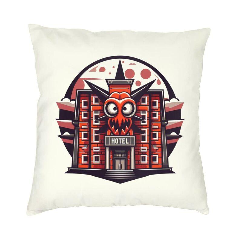 Hazbins Anime Animation Hotel Square Pillow Cover Decoration Cushion Cover Throw Pillow For Car Double-Sided Printing