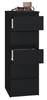 Malwa Chest of Drawers W5 BLACK