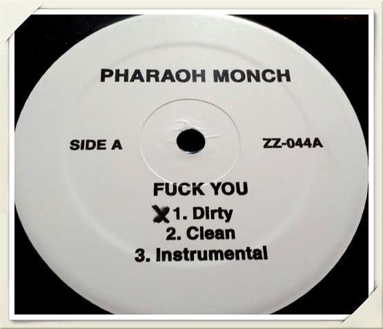 

12inch Record PHARAOH MONCH STYLES PHARAOH MON Fuck You The Life ZZ044 NOT ON LABEL US Rap HipHopRB Used