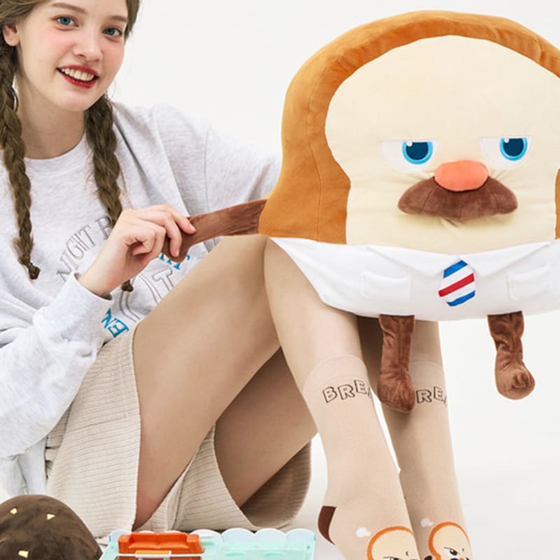 bananasisters [2SET] My Name Character Lettering Point Socks 2 Colors