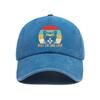 Wolf Head Printing Baseball Cap Washed Cotton Outdoor Adjustable Dad Hat Unisex