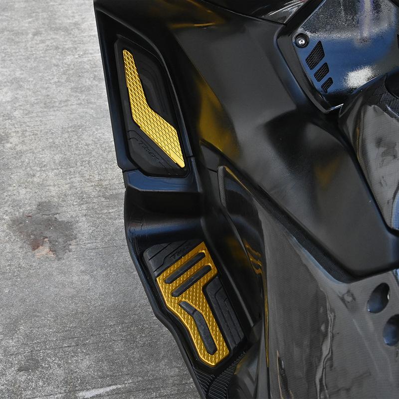 Front scooter motorcycle modification for Yamaha TMAX 560 -2025 aluminum alloy front foot pedal