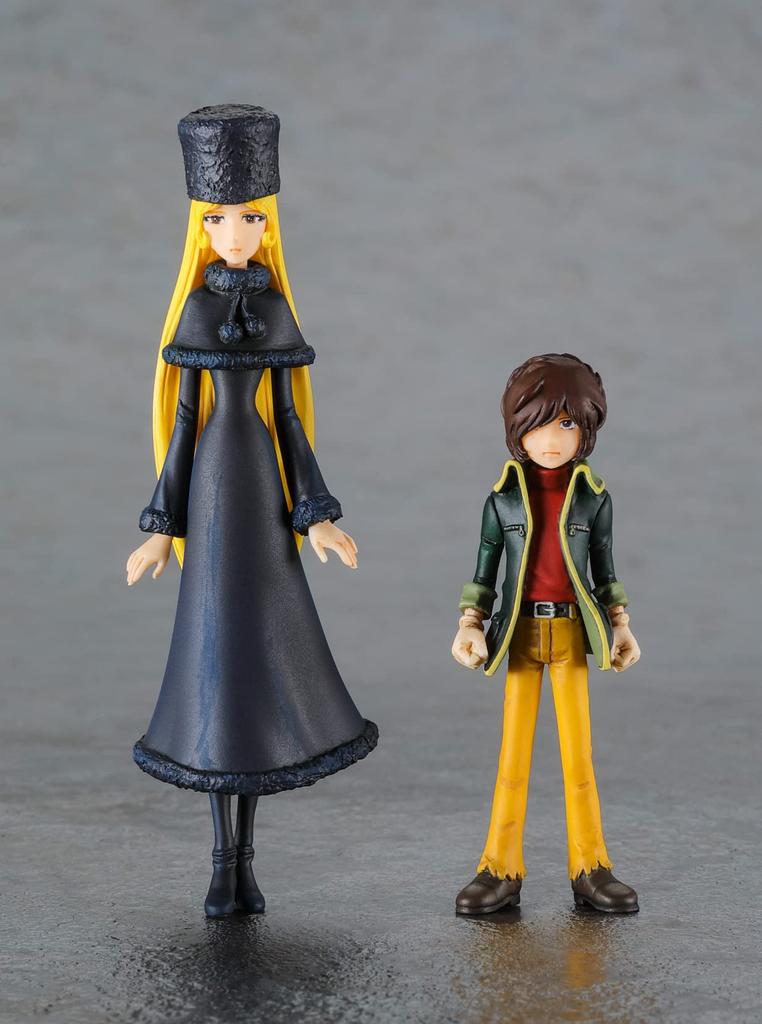 Hasegawa Creator Works Series Galaxy Express 999 Maetel Tetsuro Hoshino Scale Unpainted Resin Kit 64789 & 1/20