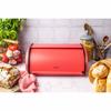 Small steel bread bin 36cm KINGHOFF KH-1753 Red