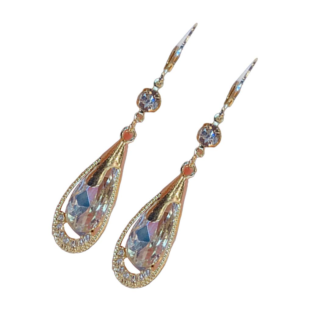 Elegant Water Drop Earrings Office Wear Earring Fashion Party Jewelry Statement Earrings Suitable for Various Occasion