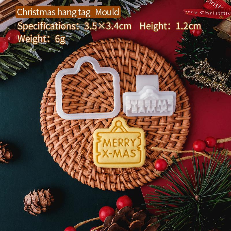 

Форма для рождественского печенья Мультяшный камин/Пряничный человечек/Рождественская елка Инструменты для украшения торта из мастики Форма для вырезания печенья Инструмент для выпечки