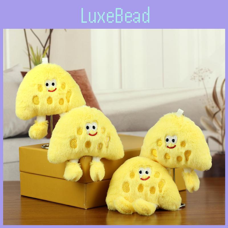Fun And Creative Cheese Sandwich Plush Keychain Cute Accessory Couples For