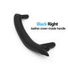 Car Front Rear Passenger Doors Pull Handle Trim With Leather Outer Cover For BMW X5 X6 F15 F16