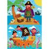 Pirates Puzzle 2X20 Pcs - EDUCA - Human Theme - Child 3 Years Old - 40 Pieces