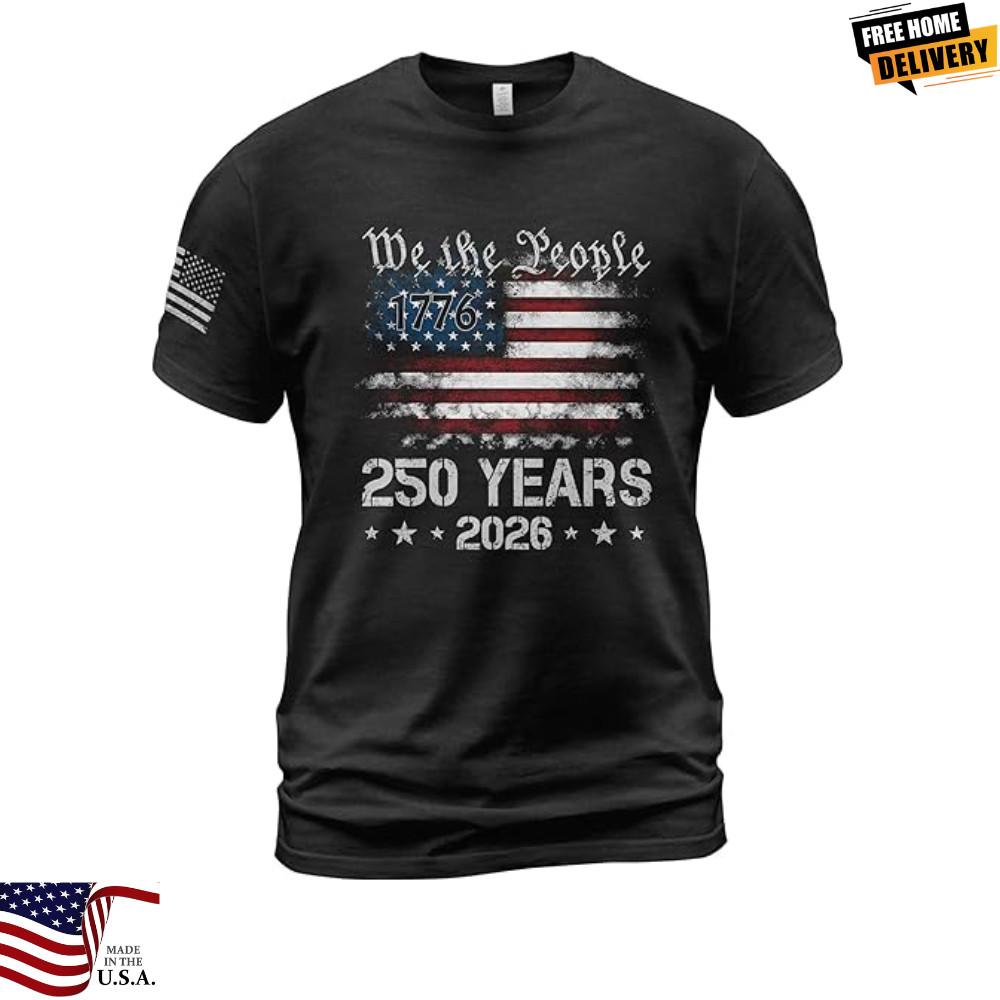 

250 Anniversary USA Shirt America 250 Shirt Patriotic Shirts for Men Unisex T-Shirt M
