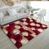 Rose Customized Name Area Rug Design for Hallway Foyer Dormitory Decorate Room Antislip Carpet Office Home Decor