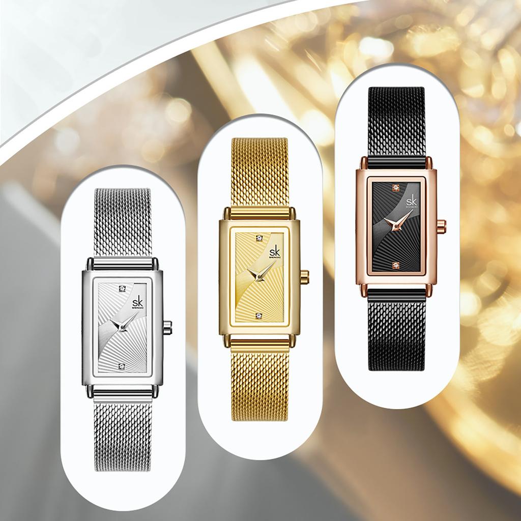 Zegarek damski Zegarek damski Kwadratowy zegarek Minimalistyczny zegarek biznesowy Damski zegarek Junior High Sense Shenzhen