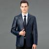 Autumn and Winter New Style Suit Collar Sheepskin Leather Jacket Men's Jacket Business Casual Middle-aged Dad Leather Jacket