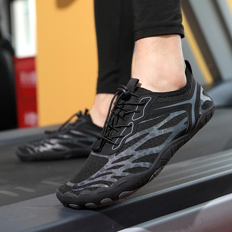 Yogaschuhe für Herren und Damen mit weichen Sohlen, rutschfest und abriebfest, Springseil, Übung, Tanz, Laufband, leichte Indoor-Fitnessschuhe