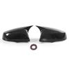 2PCS For Toyota Highlander    Car Rearview Side Mirror Cover Wing Cap Exterior Door Housing Shell Trim Adhesive