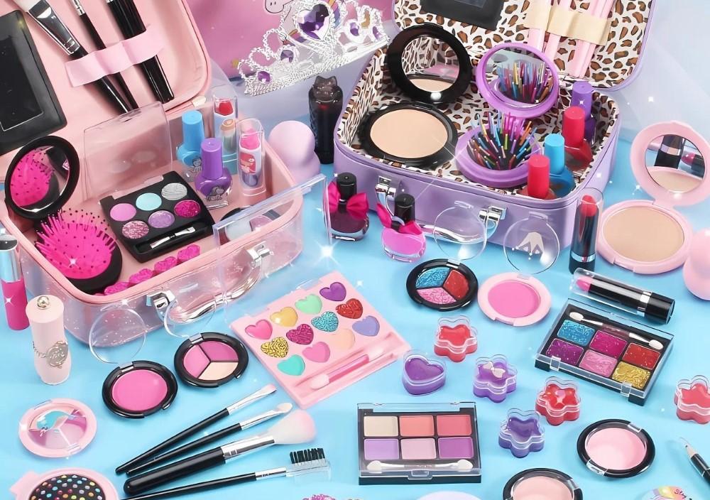 Box Set Cosmetics Makeup Nail Girls Unicorn As a Gift