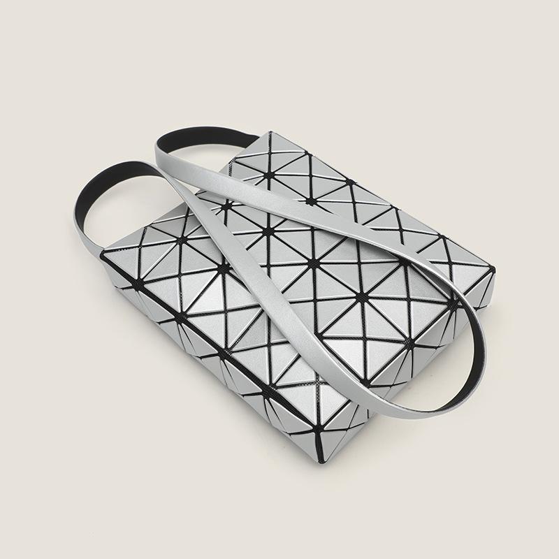 2024 Geometric Rhombus Mini Tote & Shoulder Messenger Bag