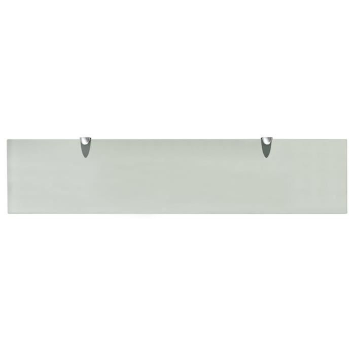 VidaXL Étagères murales 2 pcs Verre 90 x 20 cm 8 mm