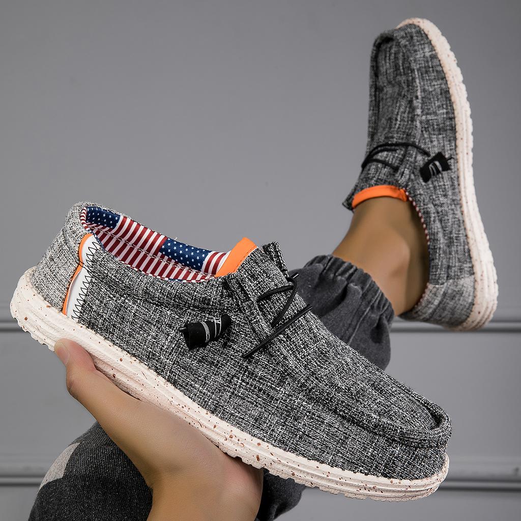 Unisex Outdoor Casual Slip-On Shoes Lightweight Soft Sole Driving Shoes for All Seasons Daily Wear Large Size Morning Running