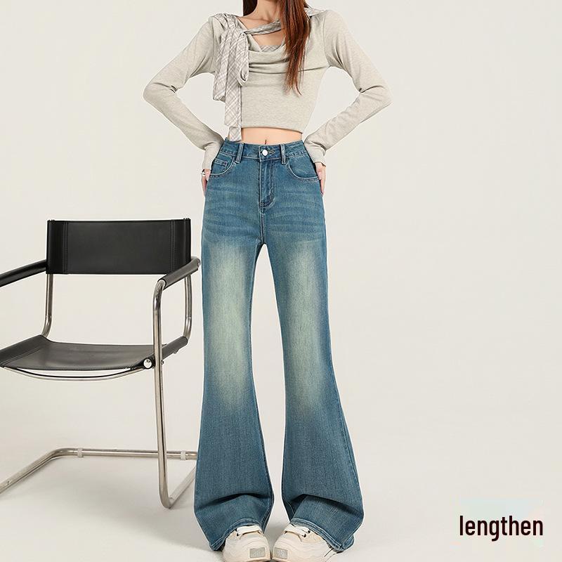 Women s High-Waisted Flared Bell Bottom Jeans - Autumn 2025 Collection L