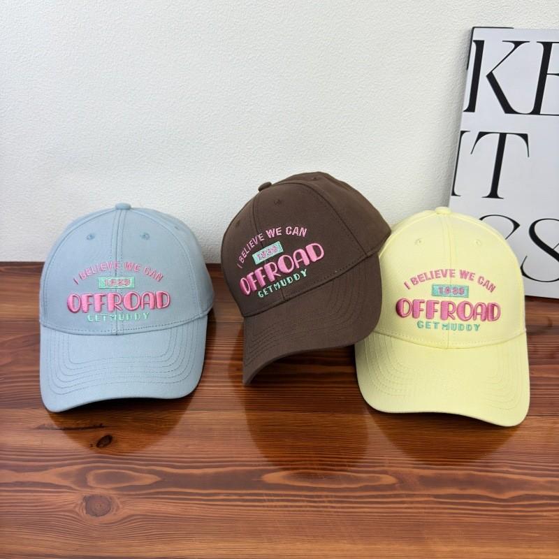 Baseball Cap Women Spring Summer Mesh Embroidered Sun Protection For Travel And Outdoors