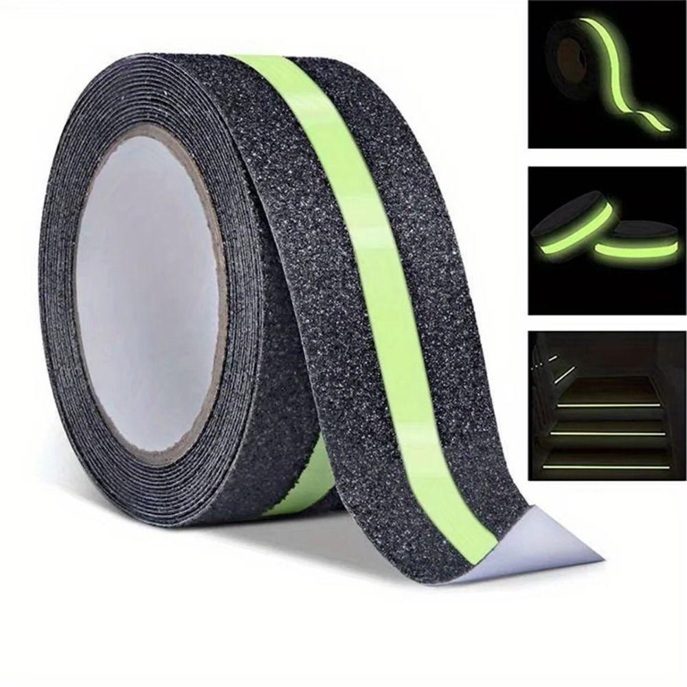 5CM X 5M Traction Tape Glow In the Dark Non Skid Safety Tape Anti Slip Tape Step Indoor