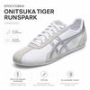 ONITSUKA TIGER Runspark Spliced Sports Non-Slip Lightweight Low-Top Running Shoes Unisex Sneakers Silver White D201L-101