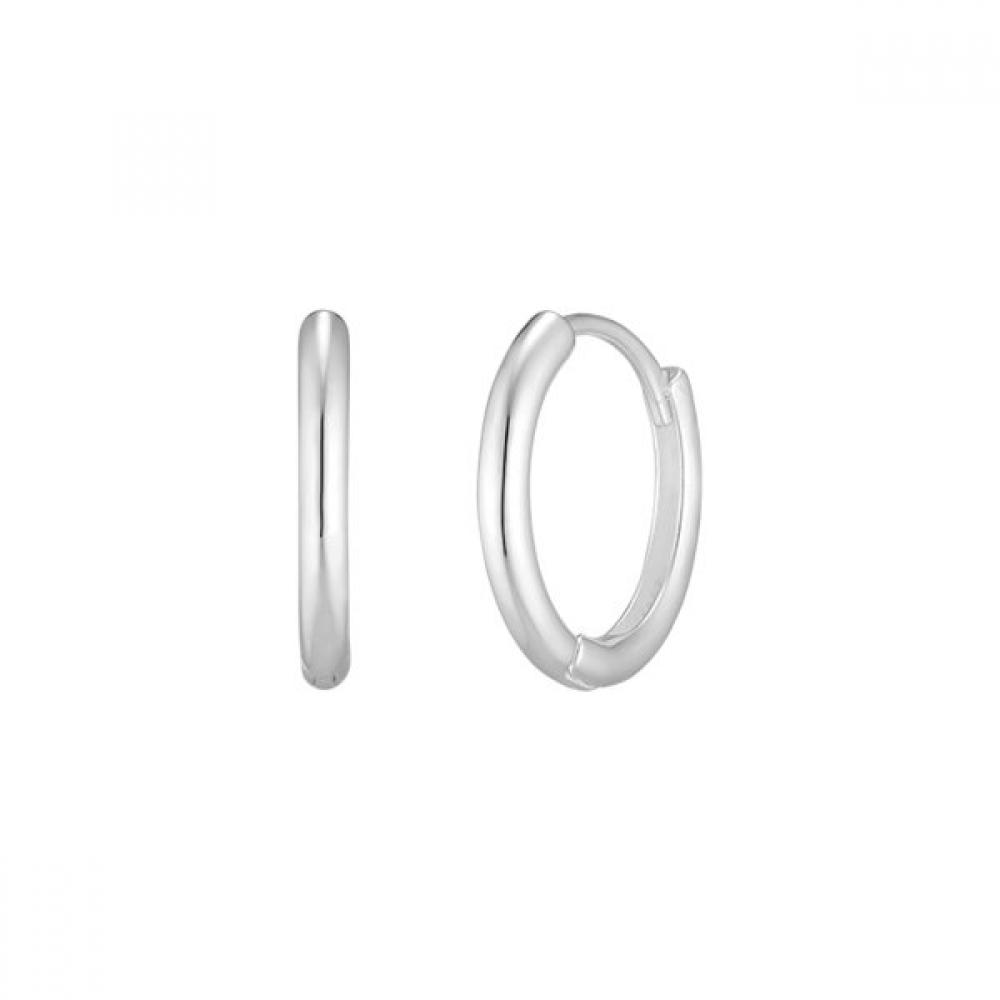 VERTE Basic Earring  2 Size    Deux.silver.131