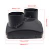 60mm Double Two Holes Air Outlet Vent Cover For Car Truck Air Diesel Parking Heater Parts For Webasto Eberspaecher 5KW Heater