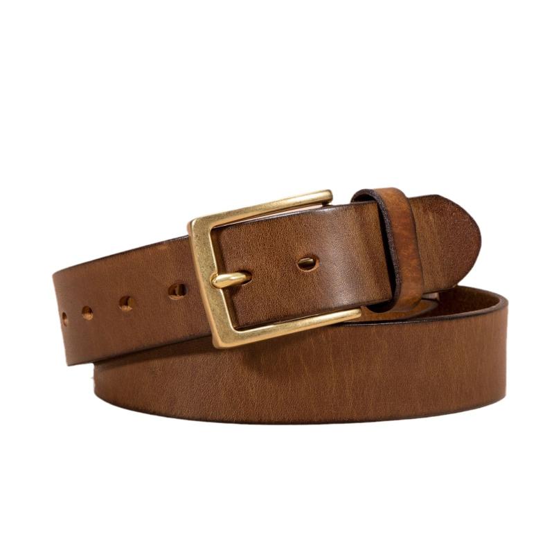 First Layer Cowhide Retro Single Layer Handmade Belt Men's Genuine Leather Casual Cowhide Belt