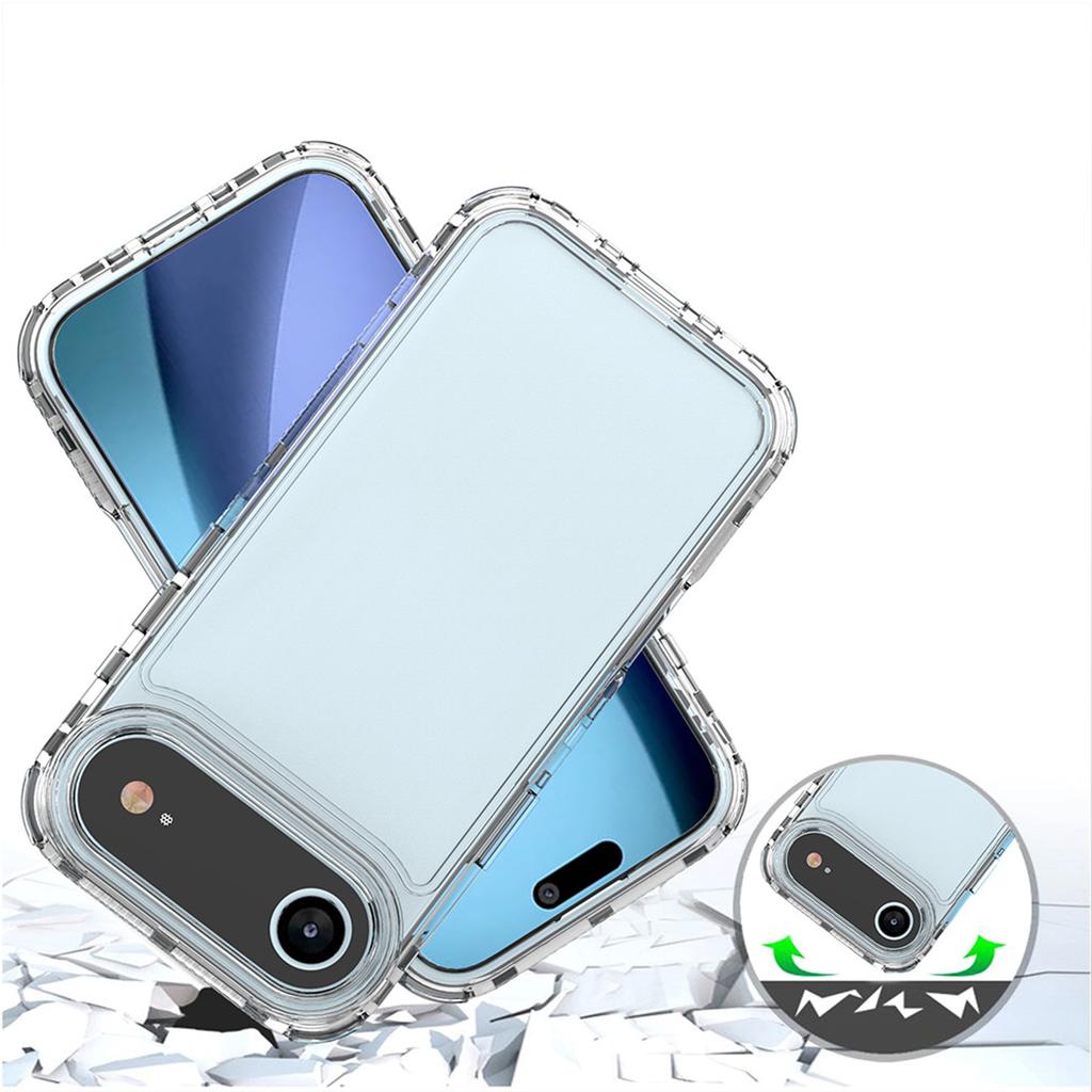 For iPhone 17 Air Phone Case Acrylic TPU Clear Mobile Cover